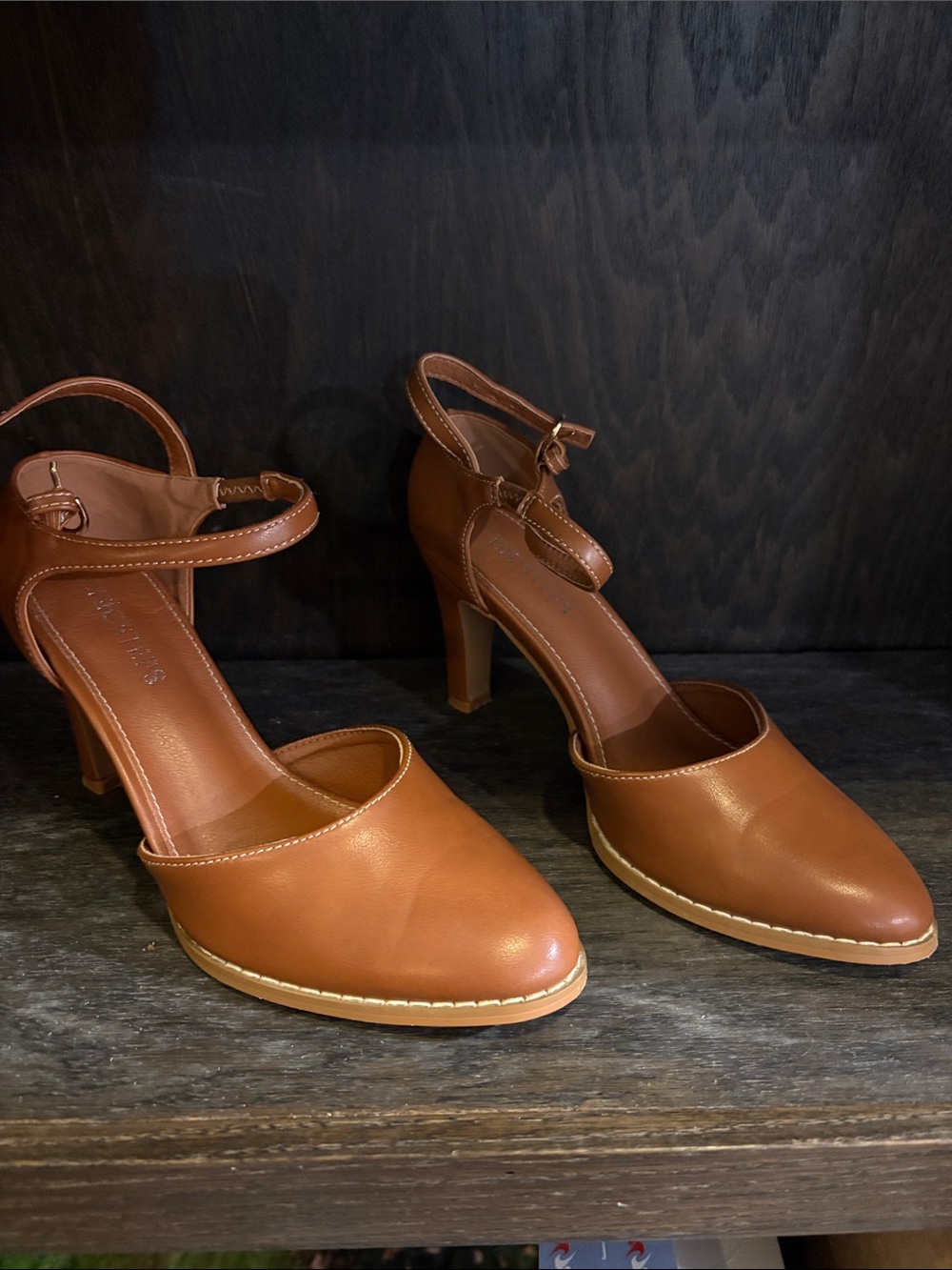 Women’s brown heels - worn once